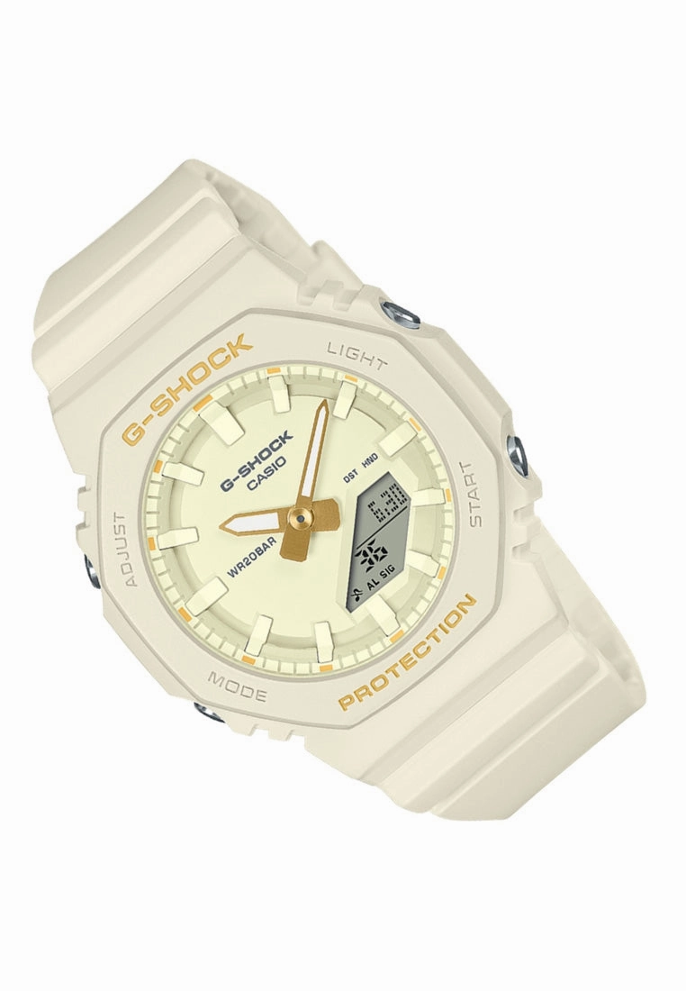Casio G-shock GMA-P2100W-7A Digital Analog Rubber Strap Watch For Women