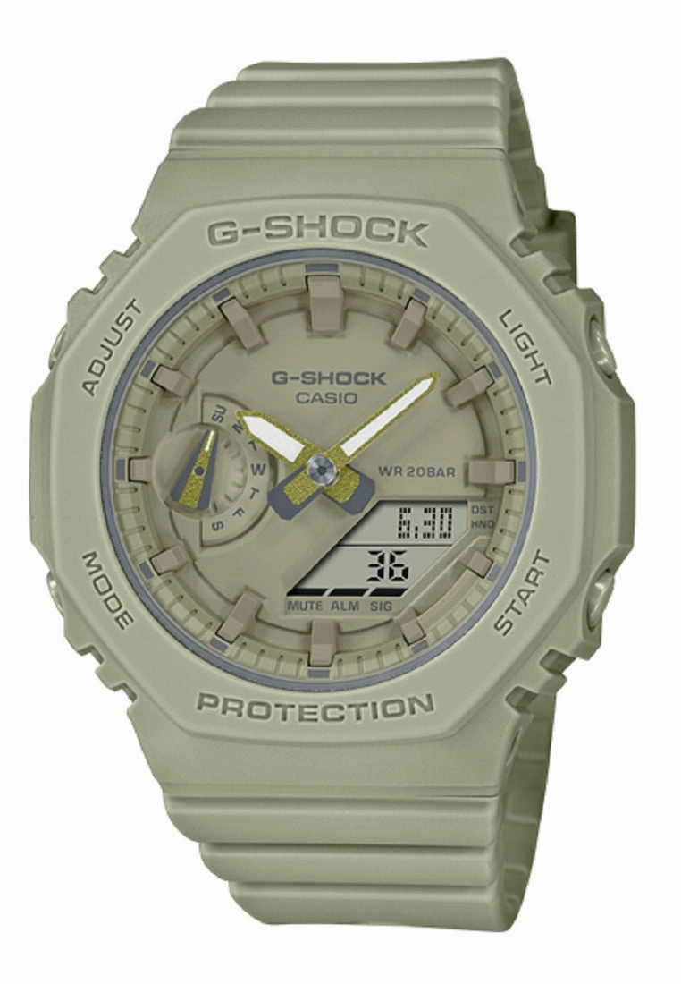Casio G-shock GMA-S2100BA-3A Digital Analog Rubber Strap Watch for Women