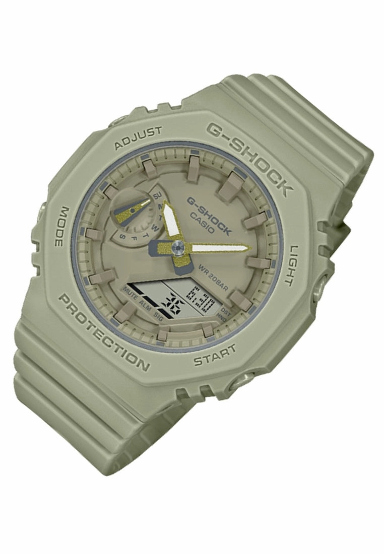 Casio G-shock GMA-S2100BA-3A Digital Analog Rubber Strap Watch for Women
