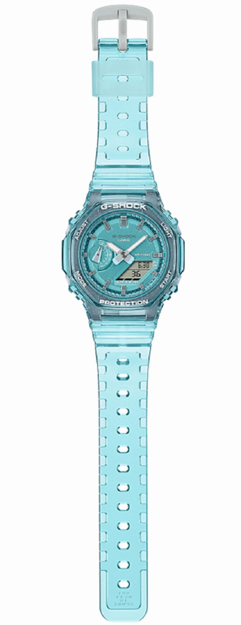 Casio G-shock GMA-S2100SK-2A Digital Analog Rubber Strap Watch for Women