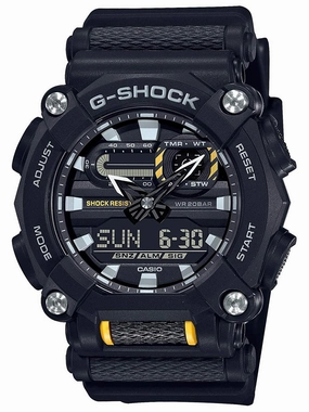 Casio G-Shock HEAVY DUTY Analog-Digital Black Mens Watch GA900-1A