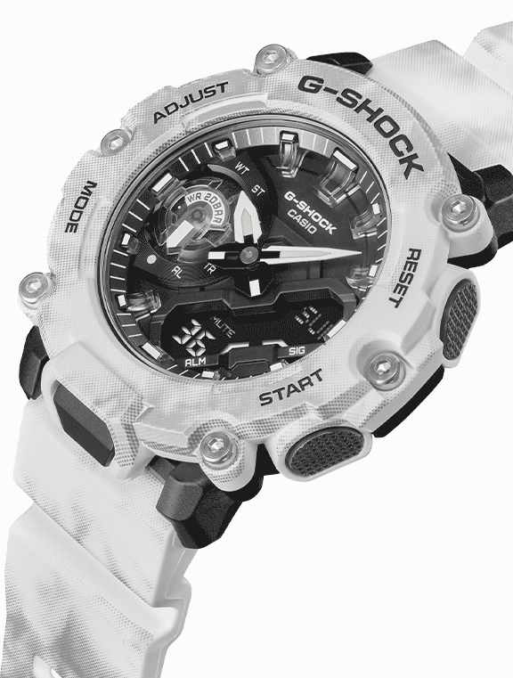 Casio G-Shock Limited Edition SNOW CAMOUFLAGE Watch GA2200GC-7A
