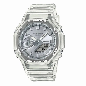 Casio G Shock Watch Carbon Core Guard Silver Metallic Dial GA-2100BM-7A8ER