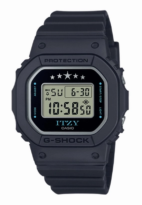 Casio G-shock Women GMD-S5610IT-1DR ITZY Collaboration Digital Rubber Strap Watch For Women