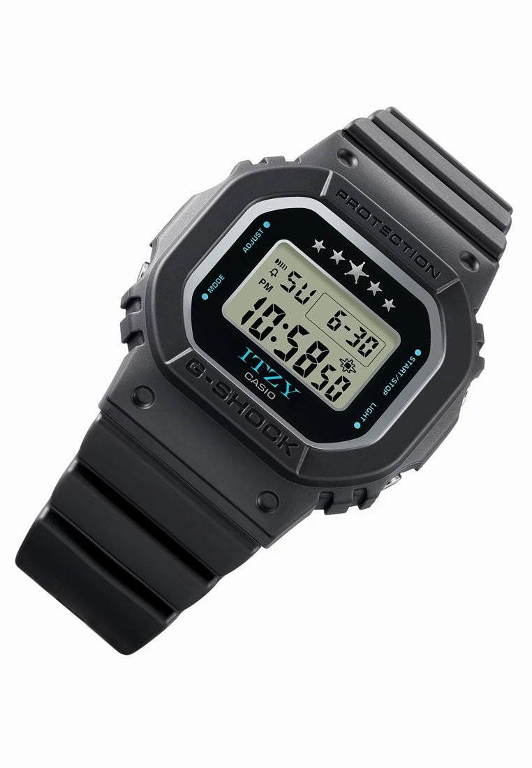 Casio G-shock Women GMD-S5610IT-1DR ITZY Collaboration Digital Rubber Strap Watch For Women
