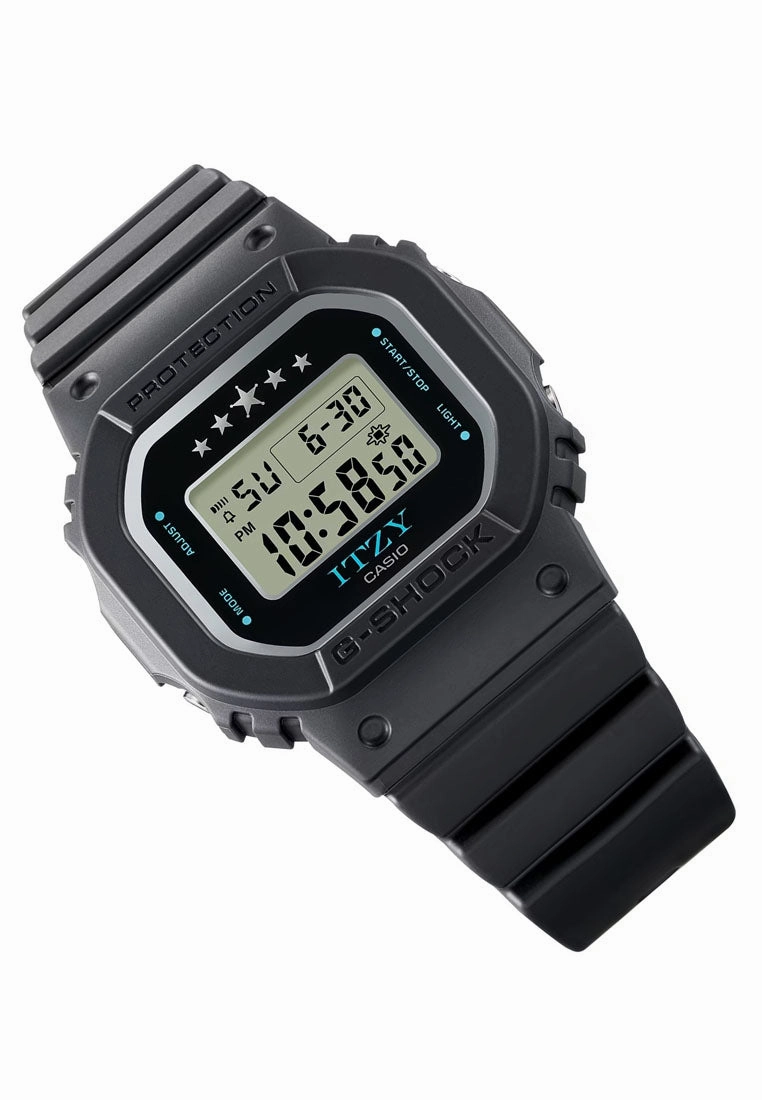 Casio G-shock Women GMD-S5610IT-1DR ITZY Collaboration Digital Rubber Strap Watch For Women