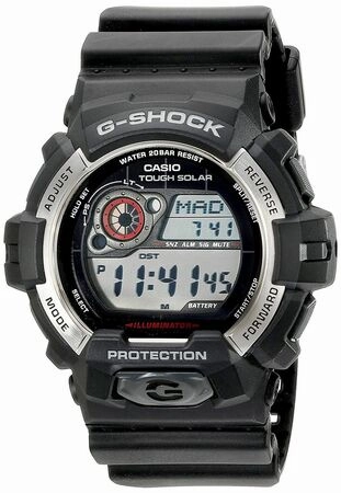 Casio Gr-8900-1Cr Tough Solar G-Shock Digital Display Quartz Black Mens Watch