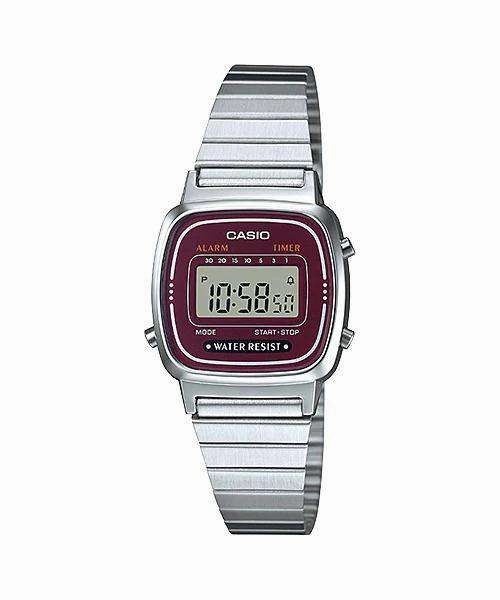 Casio LA670WA-4DF Silver Stainless Watch for Women