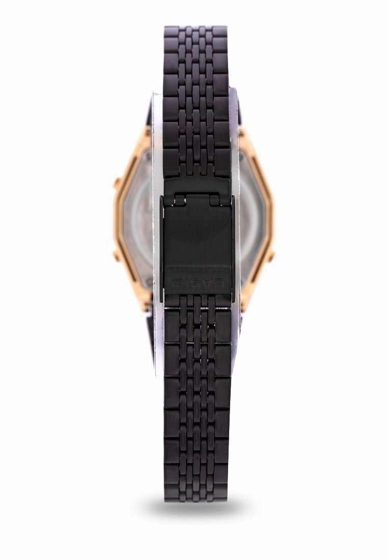 Casio LA690WGB-1DF Black Stainless Watch for Women