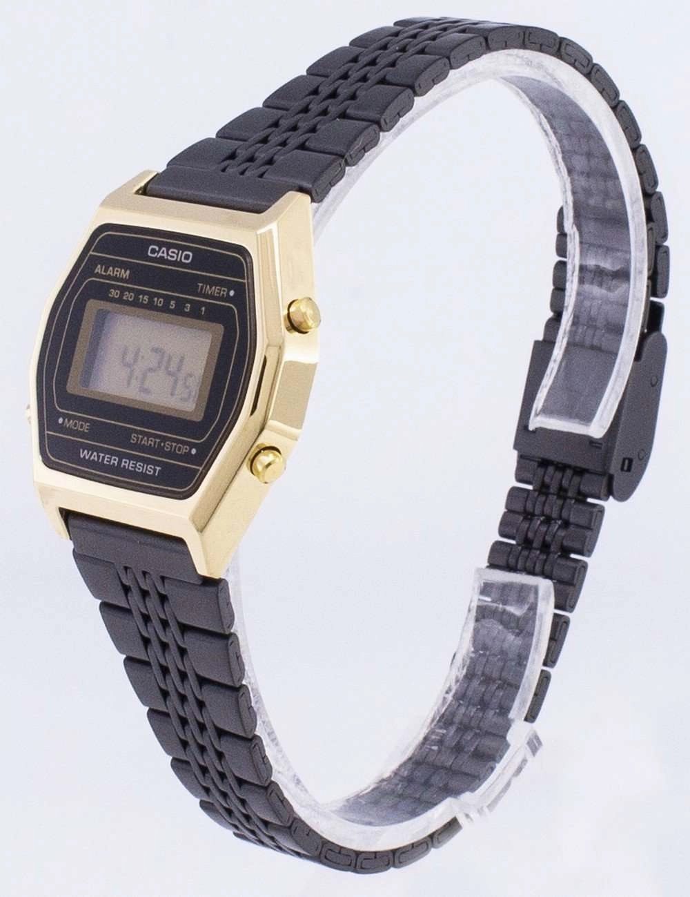 Casio LA690WGB-1DF Black Stainless Watch for Women