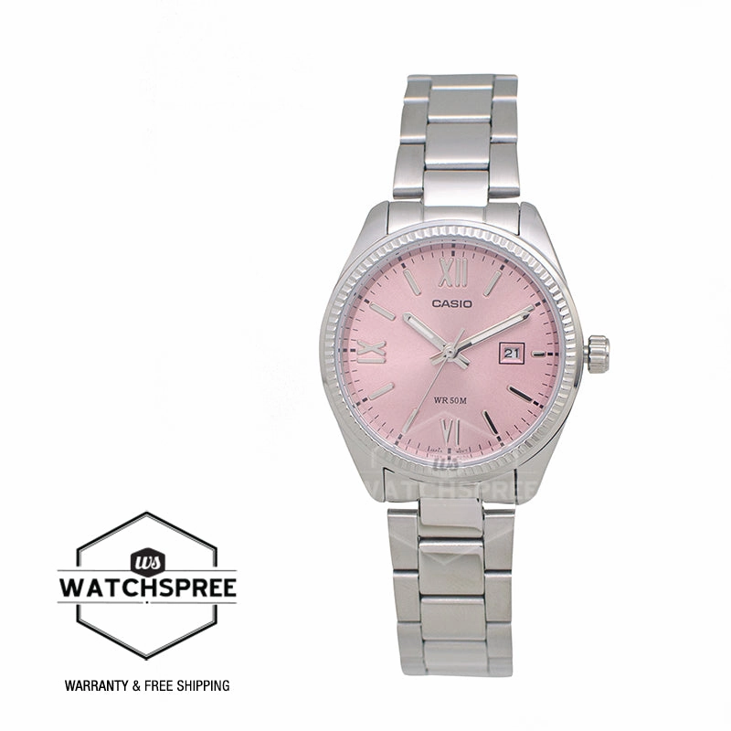 Casio Ladies' Analog Stainless Steel Band Watch LTP1302DD-4A1 LTP-1302DD-4A1