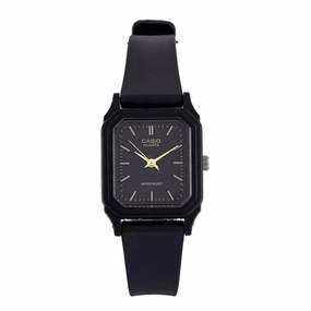 Casio LQ-142-1EDF Black Rubber Strap Watch for Women