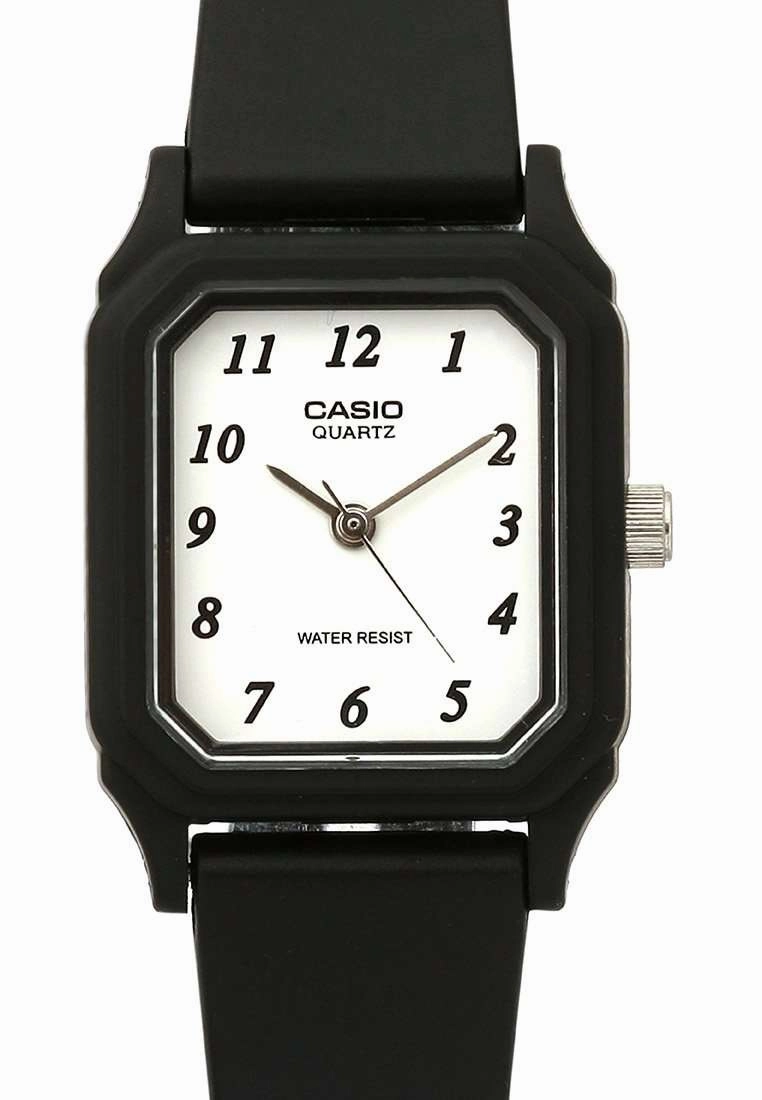 Casio LQ-142-7BDF Black Rubber Strap Watch for Women