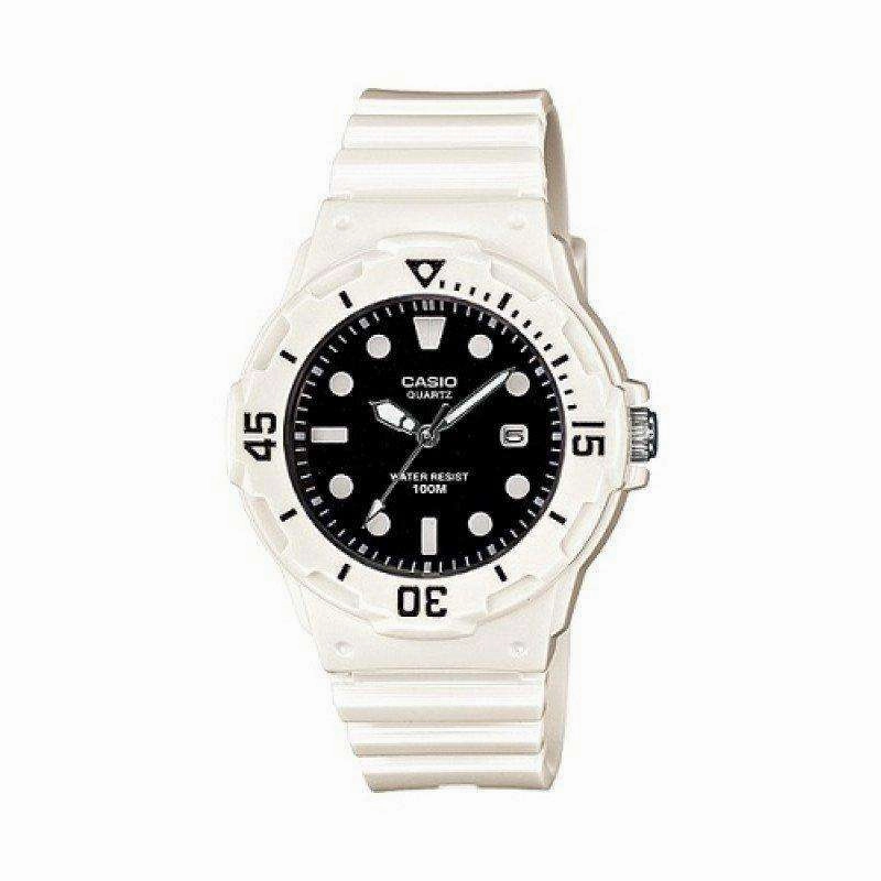 Casio LRW-200H-1E White Resin Strap Watch for Women