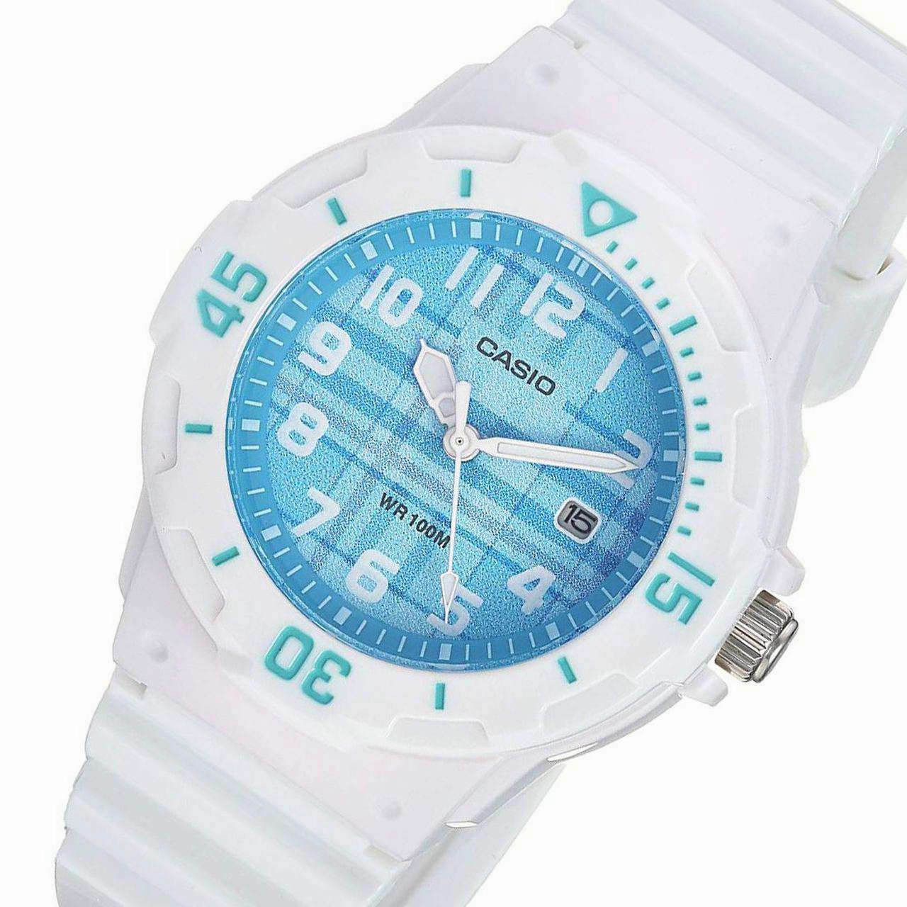Casio LRW-200H-2CVDF White Resin Strap Watch for Women