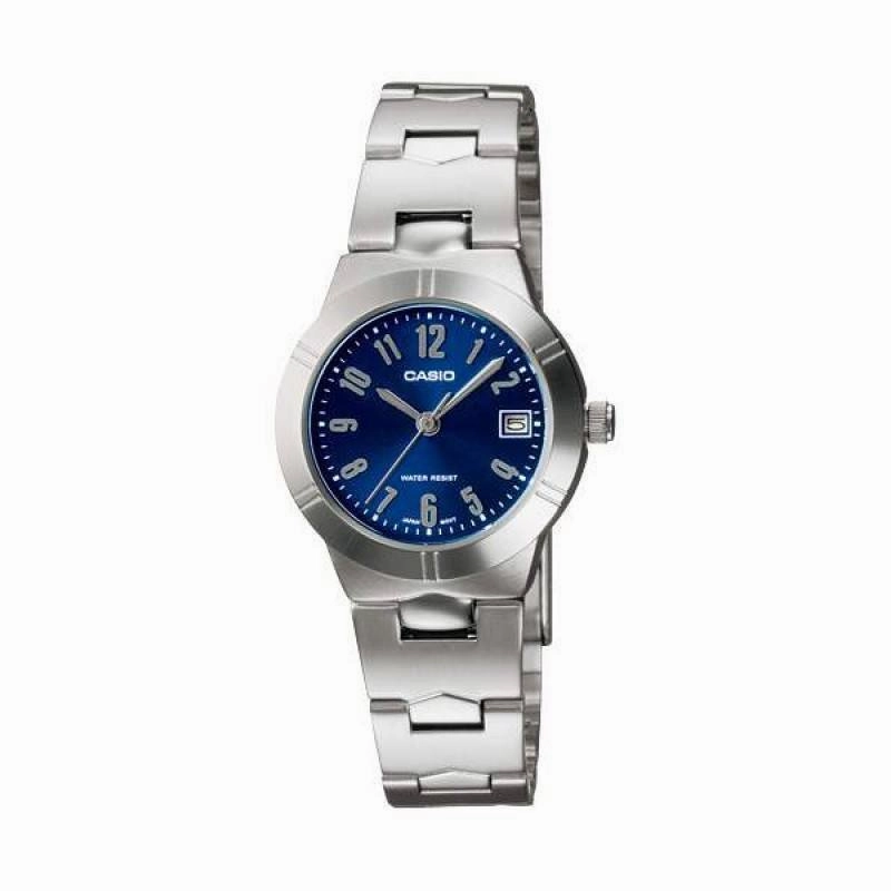 Casio LTP-1241D-2A2 Silver Stainless Watch for Women