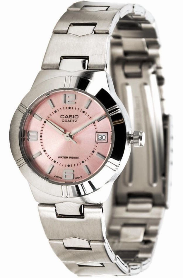 Casio LTP-1241D-4A3DF Silver Stainless Steel Strap Watch for Women