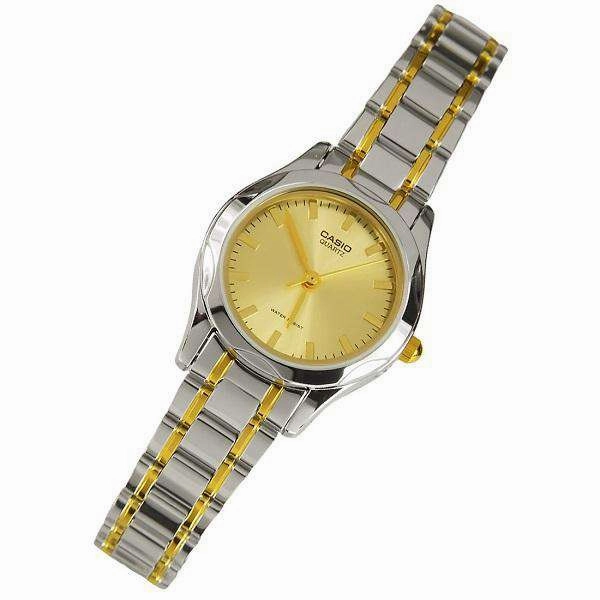 Casio LTP-1275SG-9ADF Two Tone Stainless Steel Watch for Women