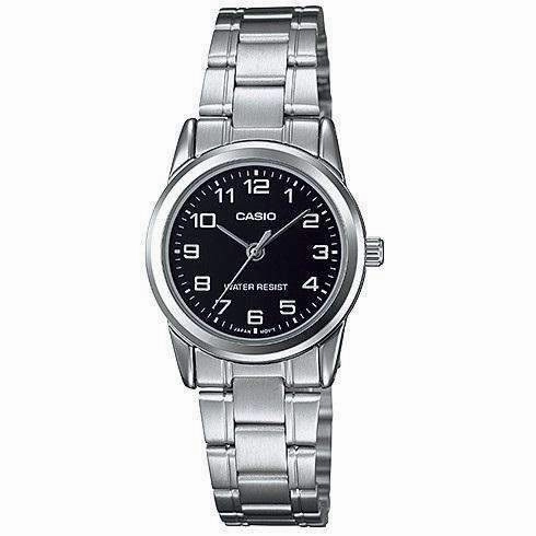 Casio LTP-V001D-1B Silver Stainless Watch for Women