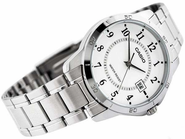 Casio LTP-V004D-7B Silver Stainless Steel Strap Watch for Women