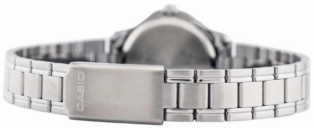 Casio LTP-V004D-7B Silver Stainless Steel Strap Watch for Women