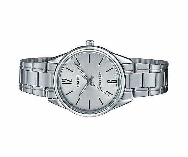 Casio LTP-V005D-7B Silver Stainless Steel Strap Watch for Women