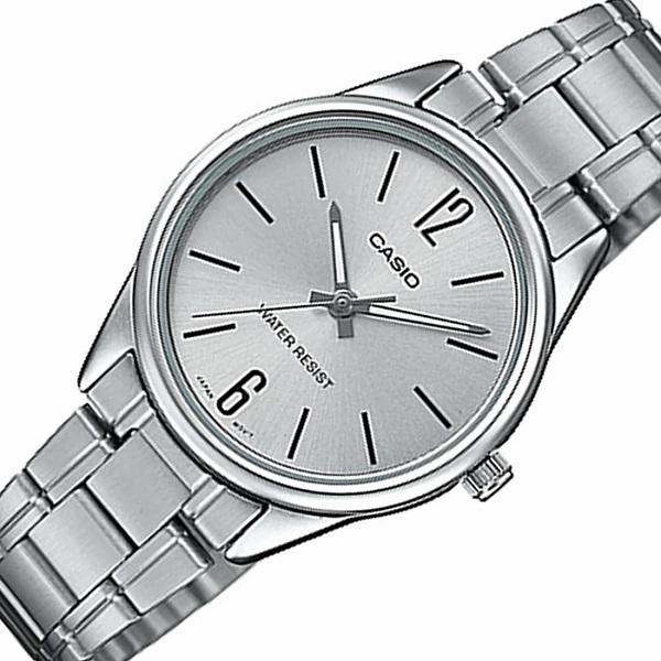 Casio LTP-V005D-7B Silver Stainless Steel Strap Watch for Women