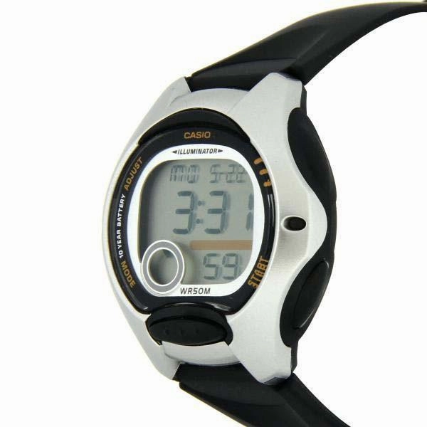 Casio LW-200-1AVDF Black Resin Strap Watch for Women