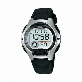 Casio LW-200-1AVDF Black Resin Strap Watch for Women