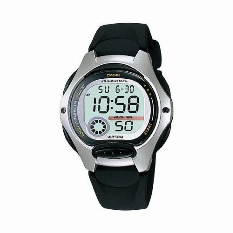 Casio LW-200-1AVDF Black Resin Strap Watch for Women