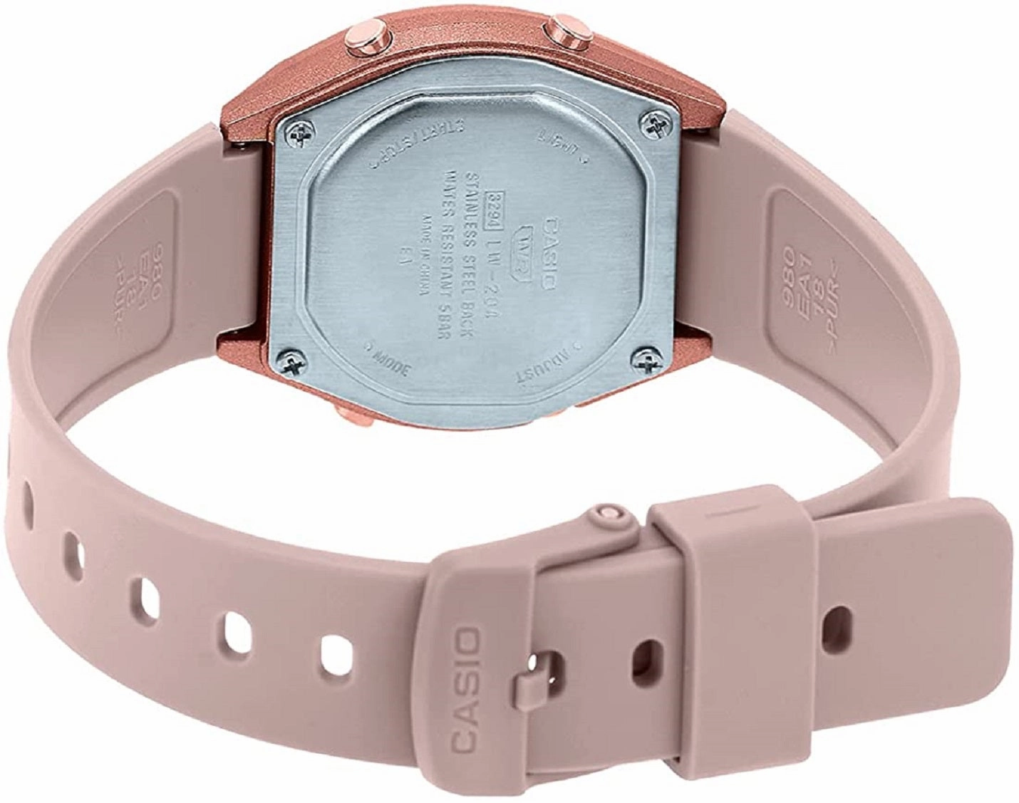 Casio LW-204-4ADFBeige Resin strap Watch for Women