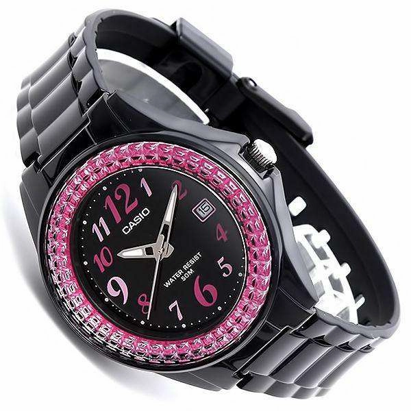 Casio LX-500H-1B Black Resin Watch For Women