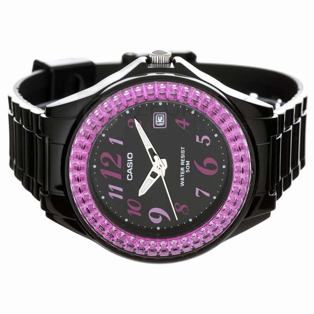 Casio LX-500H-1B Black Resin Watch For Women