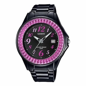 Casio LX-500H-1B Black Resin Watch For Women