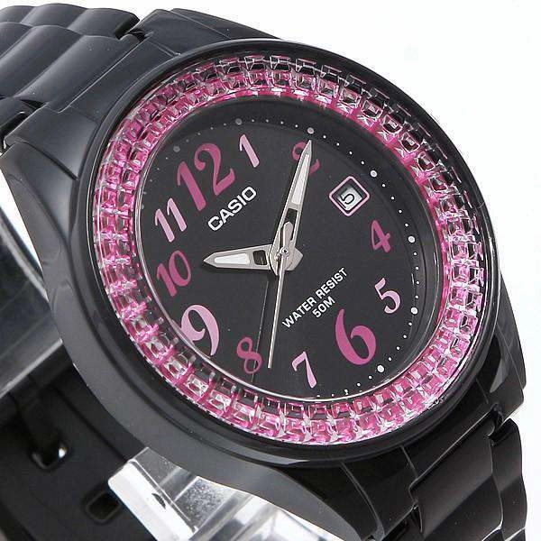 Casio LX-500H-1B Black Resin Watch For Women