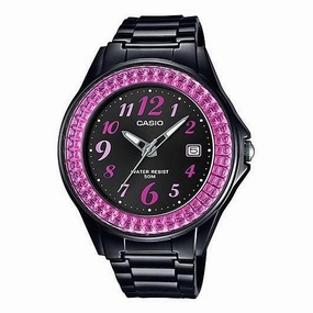 Casio LX-500H-1B Black Resin Watch For Women