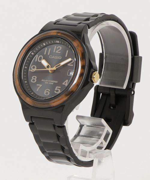 Casio LX-S700H-1B Solar Analog Black Resin Strap Watch for Women