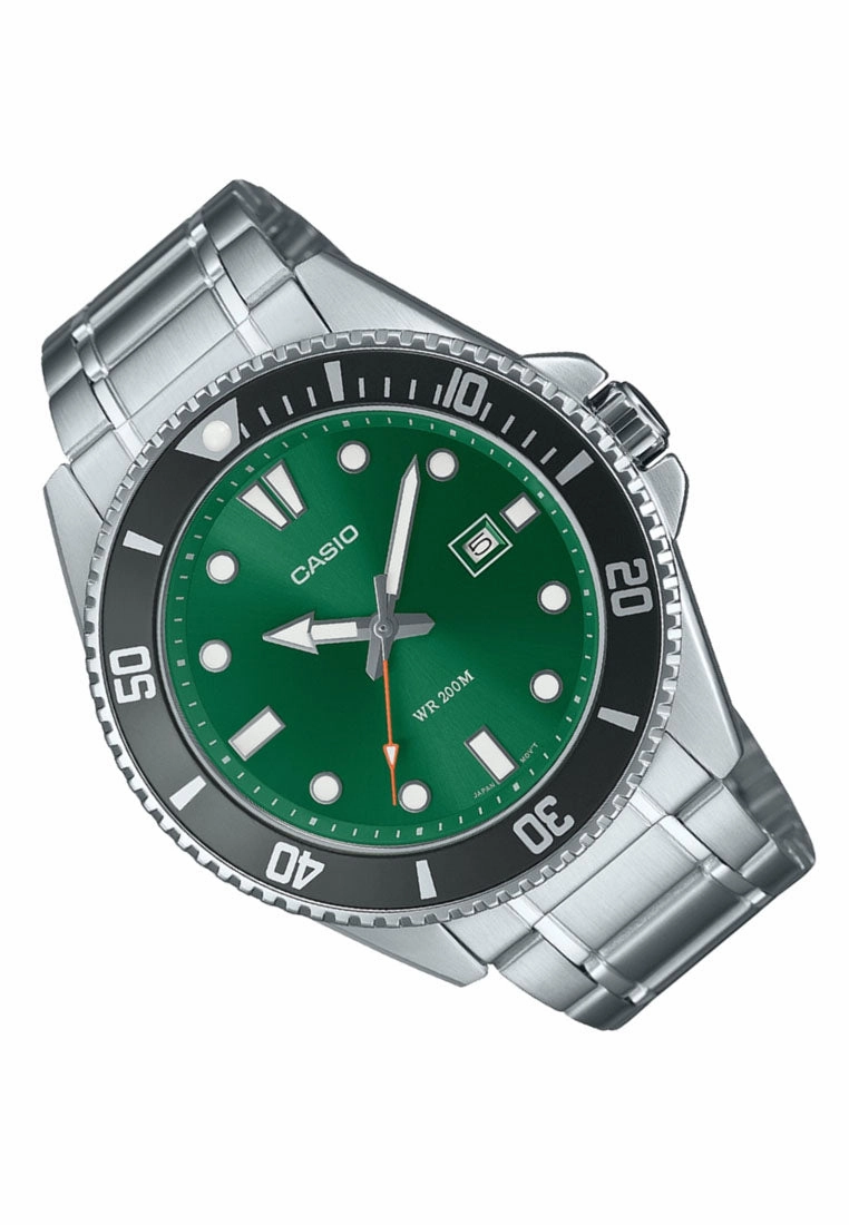 Casio MDV-107D-3A2 Analog Stainless Steel Strap Watch For Men