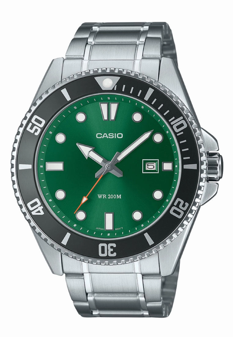 Casio MDV-107D-3A2 Analog Stainless Steel Strap Watch For Men