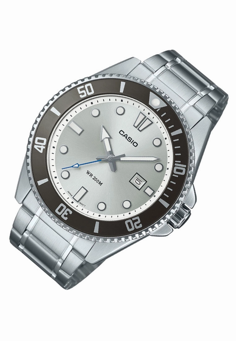 Casio MDV-107D-7A Analog Stainless Steel Strap Watch For Men