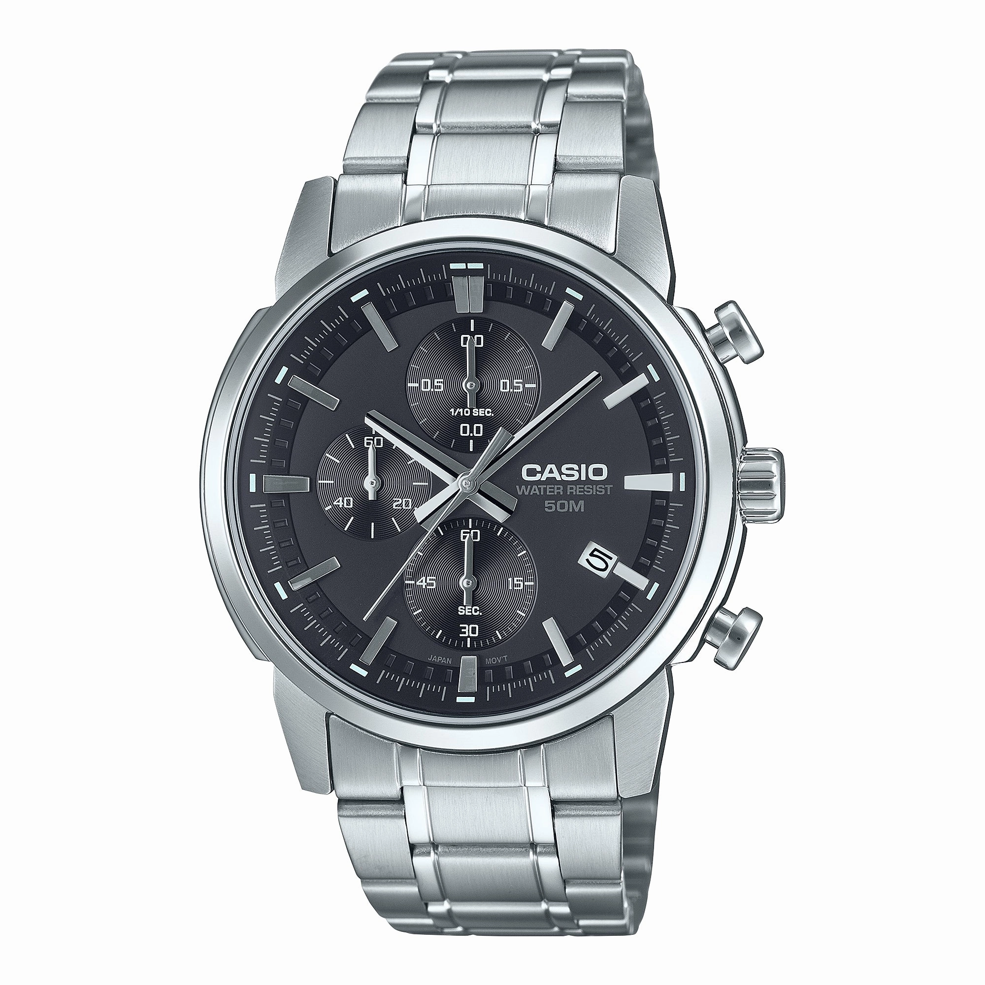 Casio Men's Analog Sporty Chronograph Watch MTPE510D-1A1 MTP-E510D-1A1