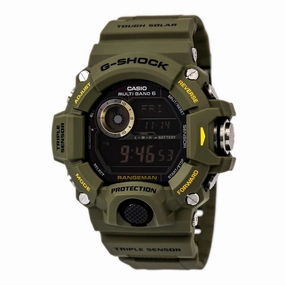 Casio Men's Digital Watch - G-Shock Rangeman Tough Solar Alarm Resin Strap | GW9400-3