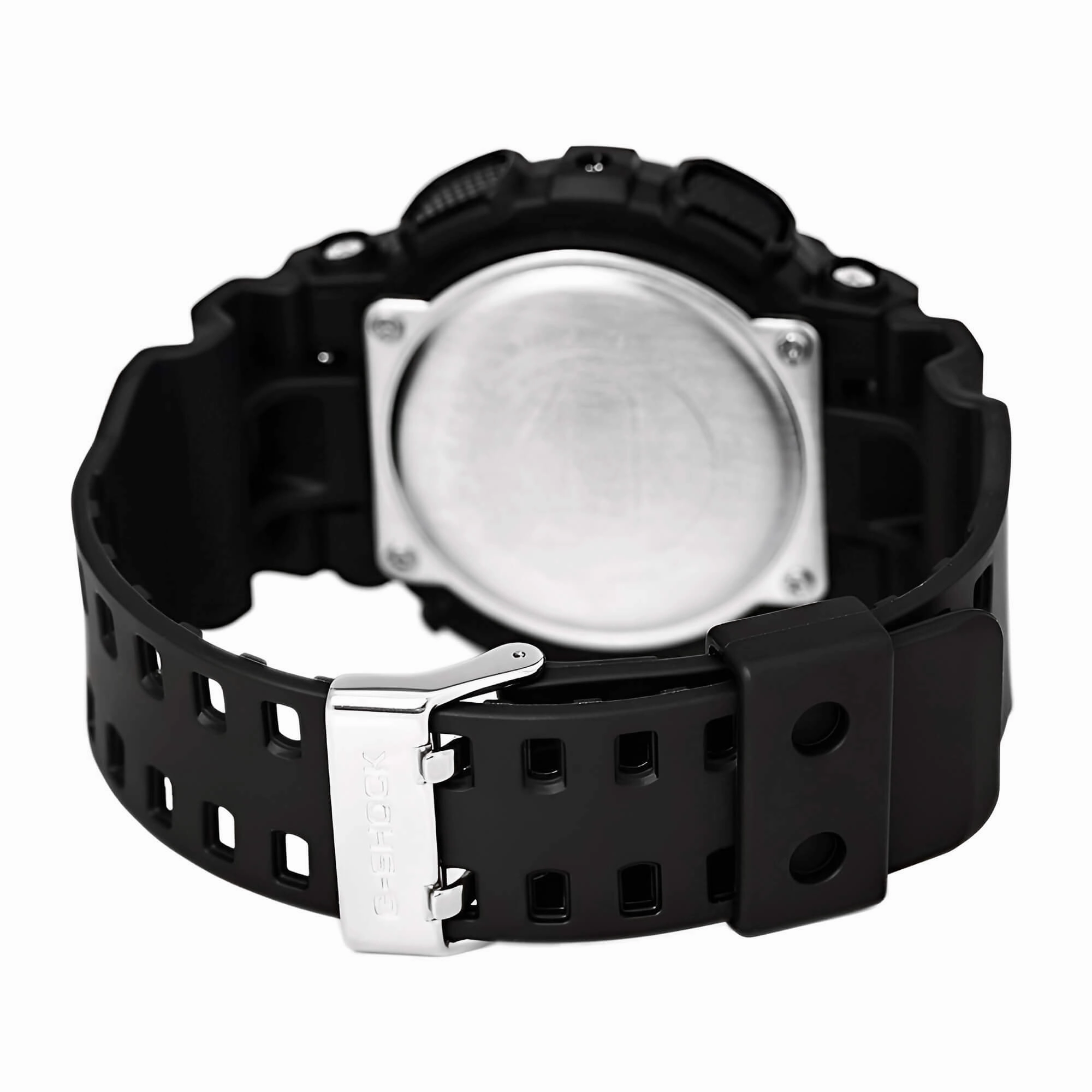 Casio Men's G-Shock Alarm Analog & Digital Black Dial Quartz Black Resin Strap Dive Watch | GA110RG-1