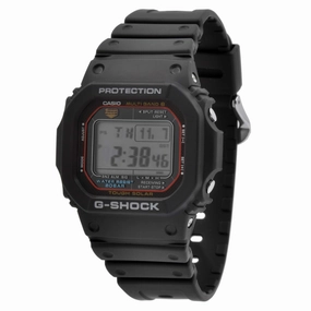 Casio Men's G-Shock Black Resin Multi-Band Atomic Digital Alarm Watch | GWM5610-1