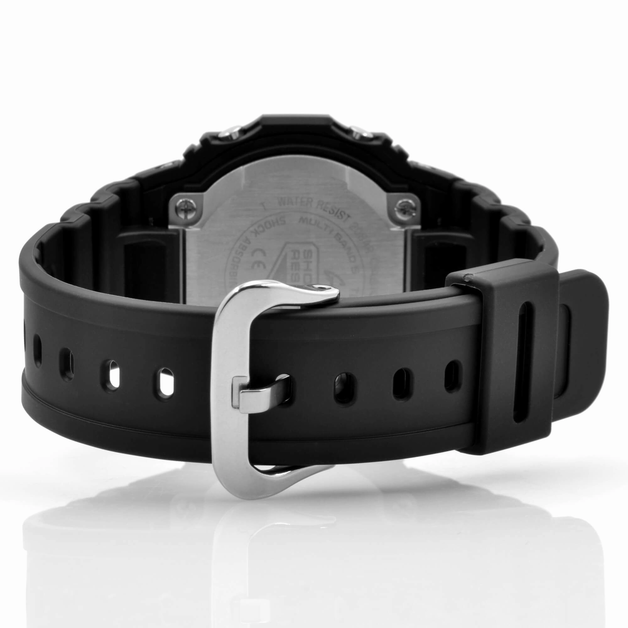 Casio Men's G-Shock Black Resin Multi-Band Atomic Digital Alarm Watch | GWM5610-1