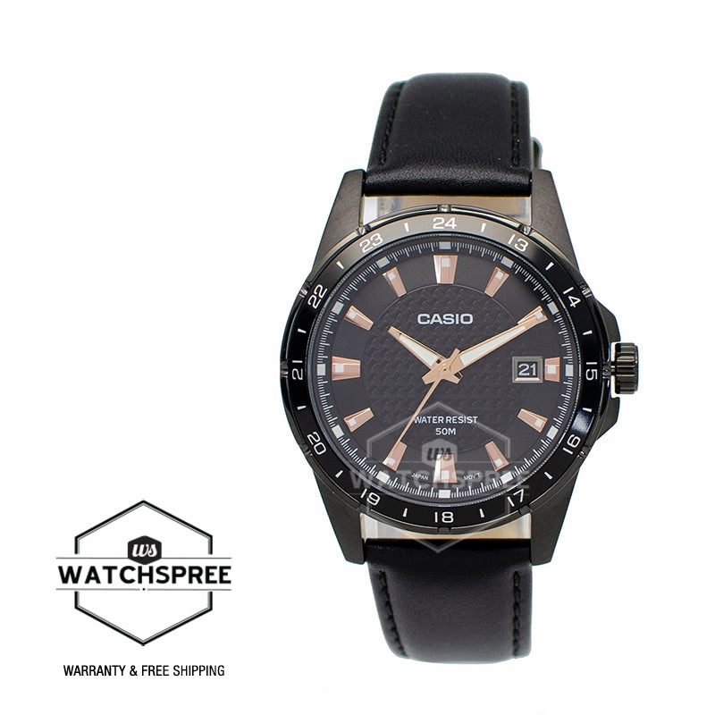 Casio Men's Standard Analog Watch MTP1290BL-1A2 MTP-1290BL-1A2
