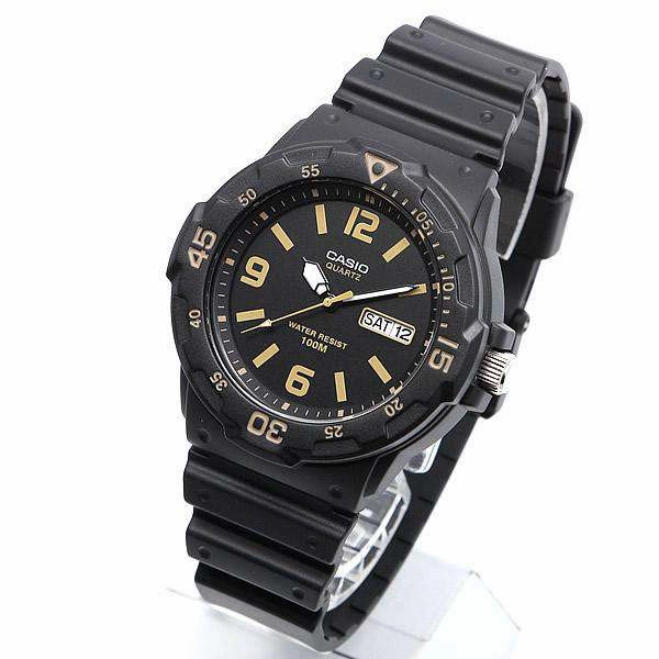 Casio MRW-200H-1B3VDF Analog Black Resin Strap Watch for Men