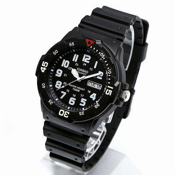 Casio MRW-200H-1B Black Resin Strap Watch For Men