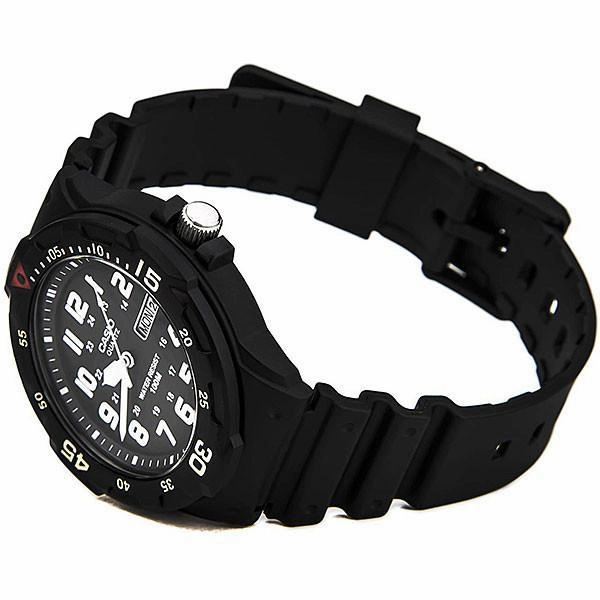 Casio MRW-200H-1B Black Resin Strap Watch For Men