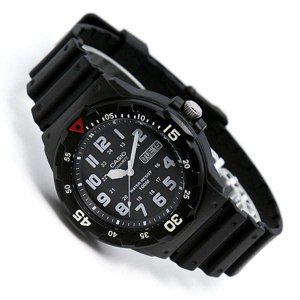 Casio MRW-200H-1B Black Resin Strap Watch For Men